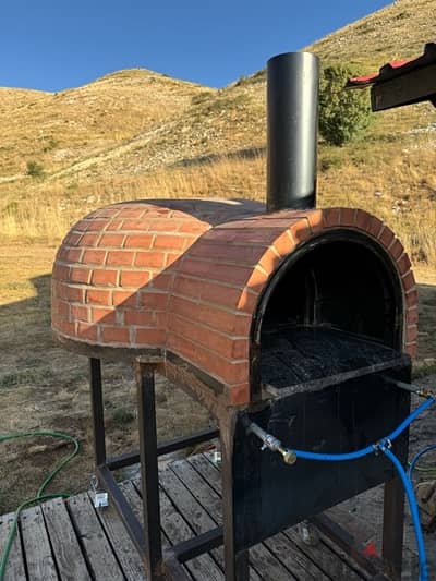 pizza oven wood and gaz