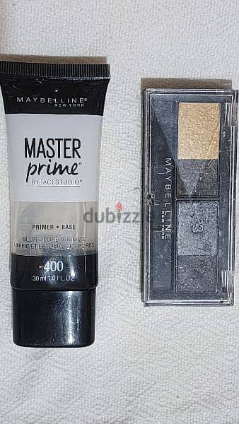 Maybelline primer &eyestudio eyeshadow set