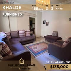 Apartment for sale in Khaldeh furnished NH48