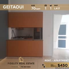 Apartment for rent in Achrafieh - Geitaoui LA17