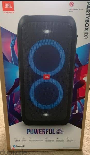 In box JBL Partybox 100