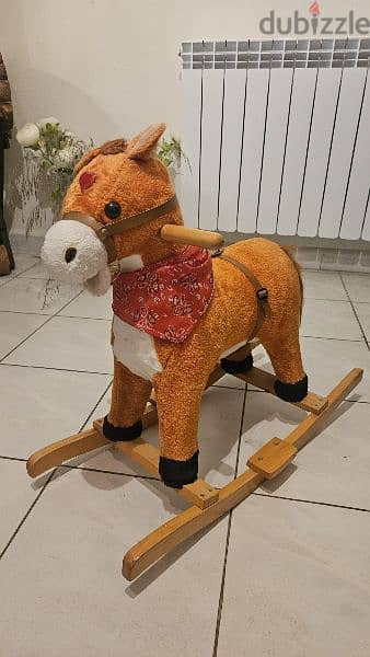 wooden rocking horse 2