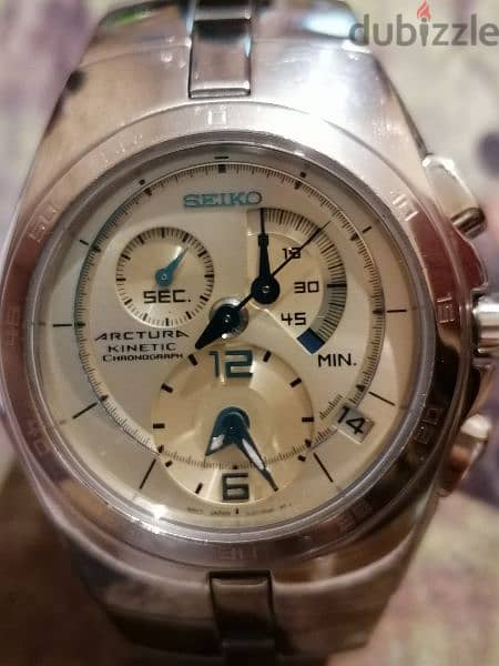 seiko arctura kinetic chronograph 5