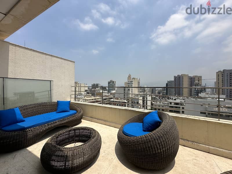 Achrafieh Duplex For Sale | Private Terrace | City View 9