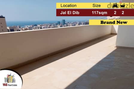 Jal El Dib 117m2 | Panoramic View | Brand New | Prime Location | PA |