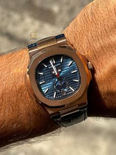 Patek Philippe Nautilus Moonphase Leather