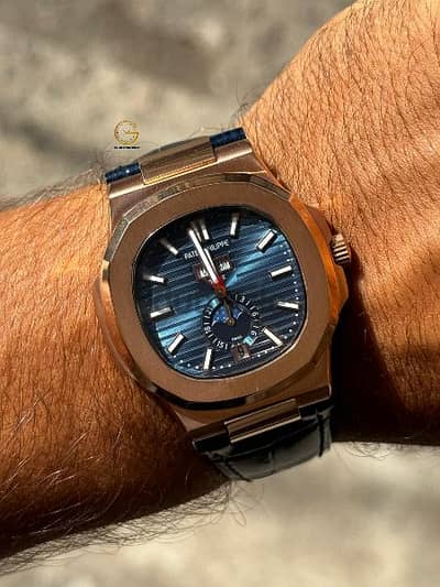 Patek Philippe Nautilus Moonphase Leather