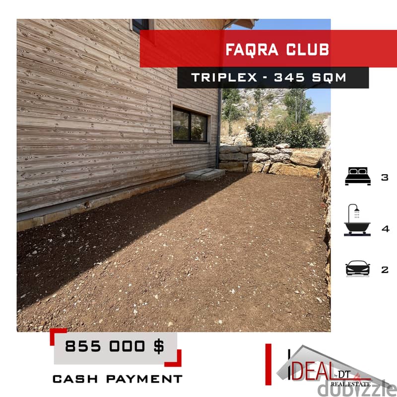 Triplex for sale in faqra club 345 sqm ref#nw56379 0