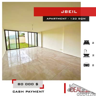 HOT DEAL ! 80 000 $ Apartment for sale in jbeil 120 SQM REF#MC54210