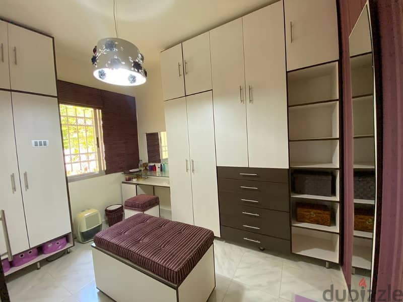 150 Sqm + 90 Sqm Garden | Fully Furnished Apartment For Rent In Bsalim 6