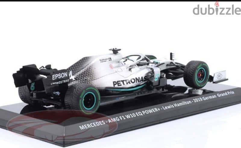 L. Hamilton Mercedes W10 EQ(GP Germany 2019) diecast car model 1:24. 3