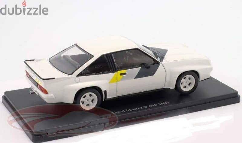 Opel Manta B 400 1981 diecast car model 1:24. 4