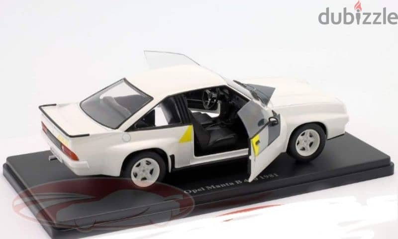 Opel Manta B 400 1981 diecast car model 1:24. 5