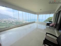 RWK291JA 285 SQM  Apartment For Sale In Kfarhbab with an Open Sea View