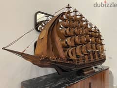 wooden decorative boat model