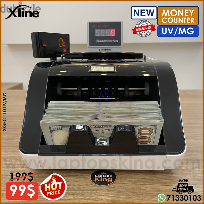 XLINE XGFC110 UV/MG NEW MONEY COUNTER | Electronics 0