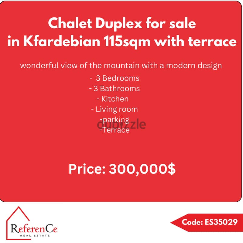 Chalet dublex for sale in Faqra شاليه دوبلكس للبيع في فقرا 0