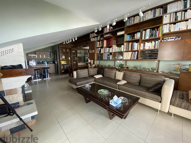 430 SQM Semi Furnished Duplex in Biyada, Metn with Sea View + Terrace 6