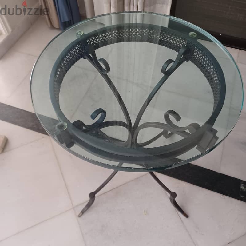 Side Tables fer forgee + Glass 4