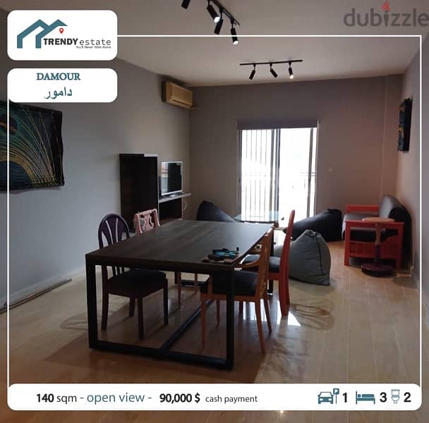 apartment for sale damour- Mubs شقة مفروشة للبيع في الدامور قرب جامعة 0