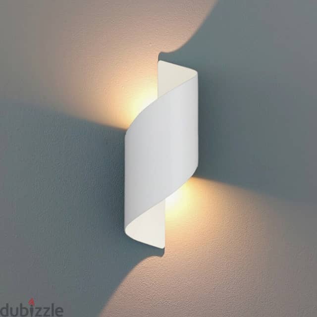 Spiral Wall Lamp, Modern Nordic Wall Light, Warm Bedroom Light 3