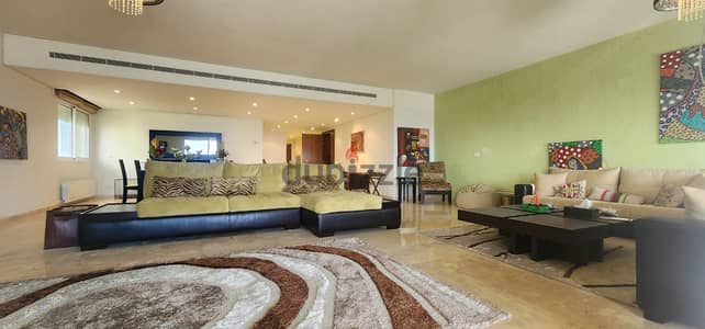 L15626-Spacious Furnished Apartment With View for Sale In Mar Takla