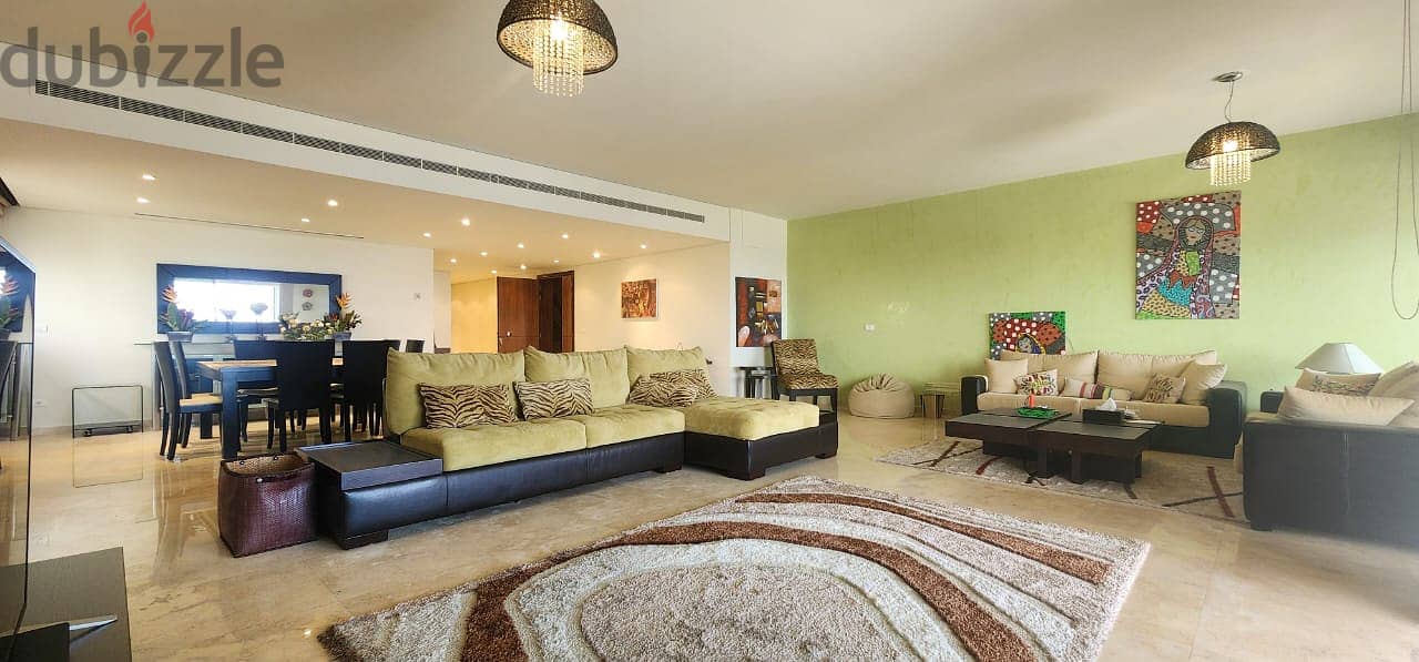 L15626-Spacious Furnished Apartment With View for Sale In Mar Takla 9