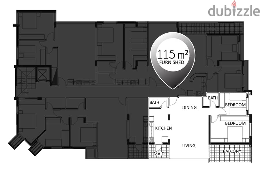 Apartment for sale in Aachqout 115 m2 Furnished شقة للببع في عشقوت 13