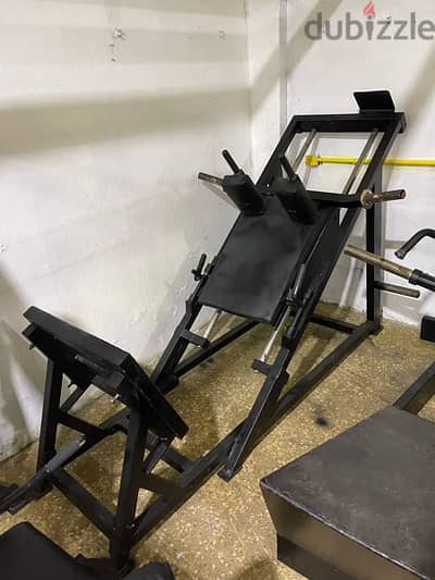 hack squat like new heavy duty