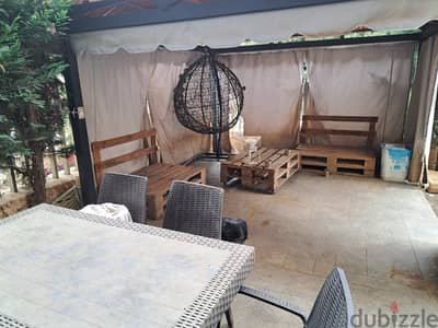 L15638-Apartment in Jdayel With Private Garden And Pergula For Sale