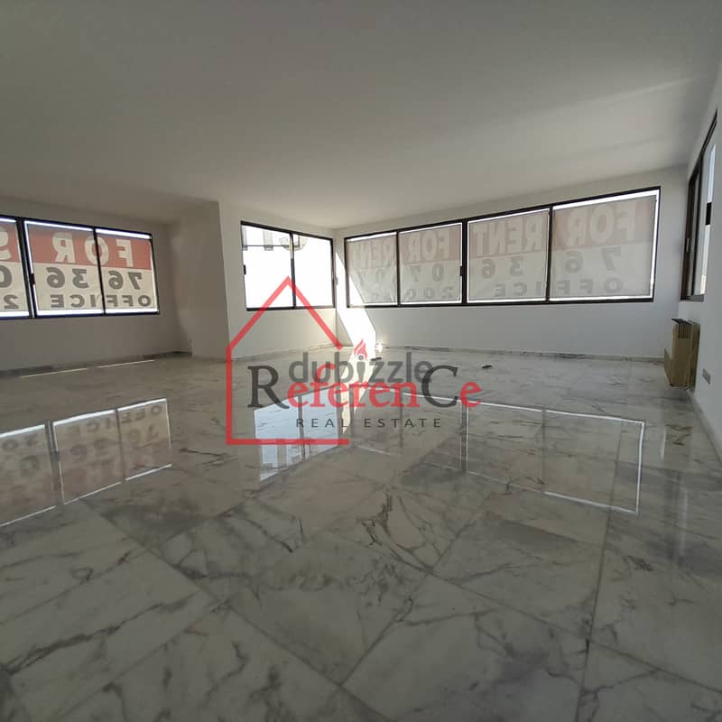 Decorated office for rent in Zalka مكتب رائع للإيجار في الزلقا 1