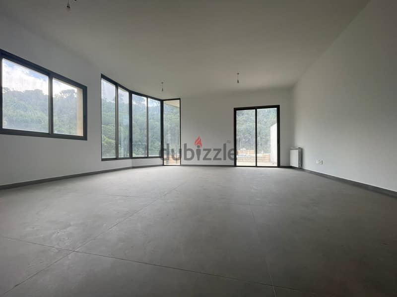 L15640-Spacious Apartment With Garden For Rent In Ain Saadeh 0