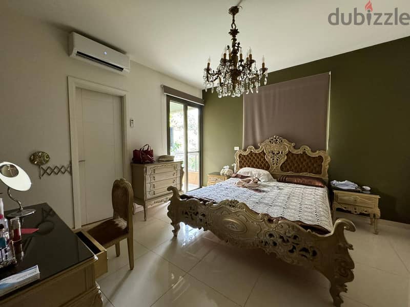 L15648-Fully Furnished Decorated Apartment for Rent In Mansourieh 7