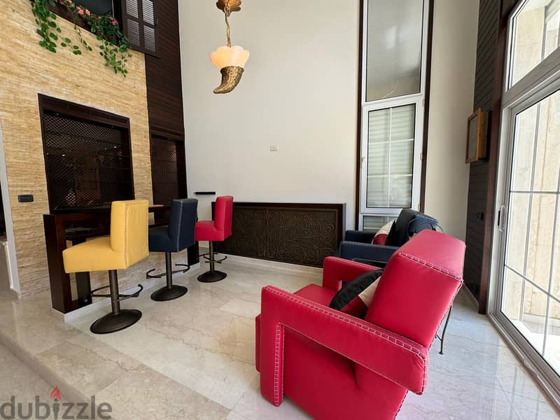 L15651-Spacious Furnished Duplex for Rent In In Louaize, Baabda 7