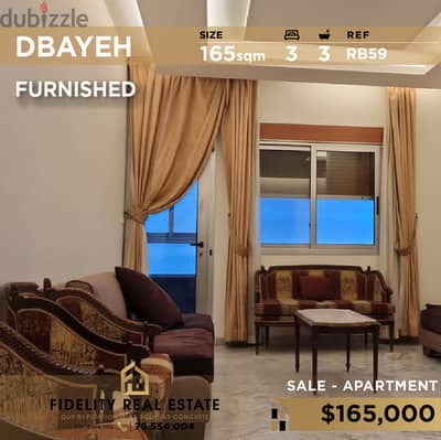 Apartment for sale in Dbayeh RB59