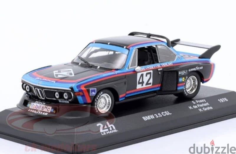 BMW 3.5 CSL (Le Mans 24h 1976) diecast car model 1;43. 1