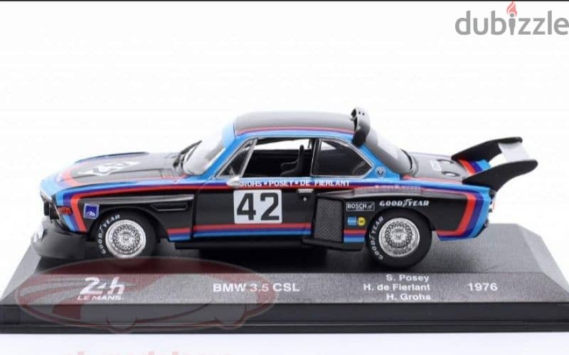 BMW 3.5 CSL (Le Mans 24h 1976) diecast car model 1;43. 2