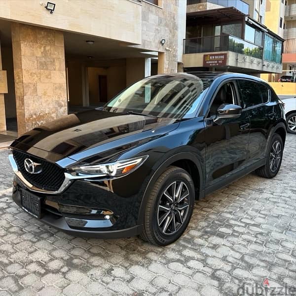 Mazda CX-5 AWD Grand touring 2017 black on black 1