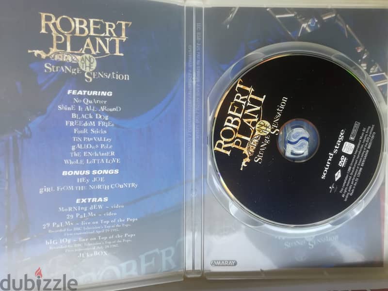 Robert Plant (Led zeppelin LS) & the strange sensation original DVD 1