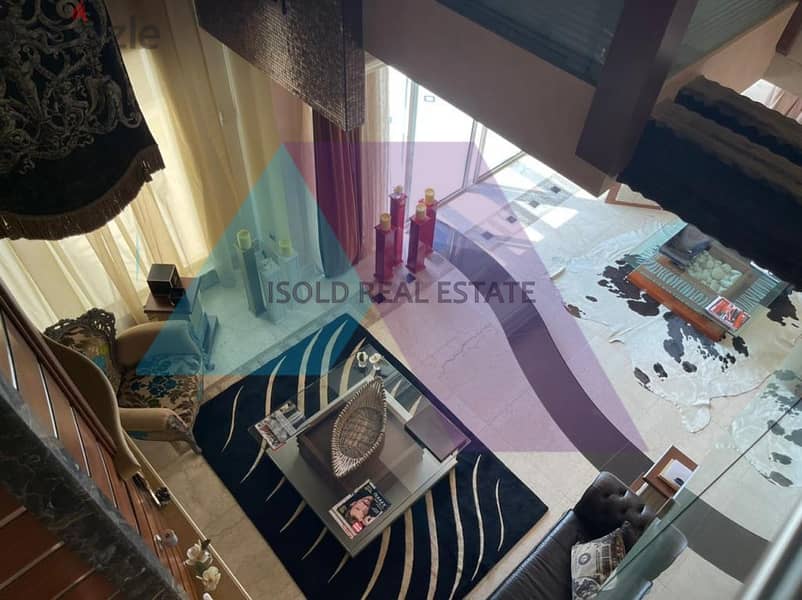 Fully decorated&furnished 320 m2 Duplex apartment having a Panoramic 8