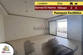 Qornet El Hamra 100m2 | Luxury | Payment Facilities |Prime Location|NE 0