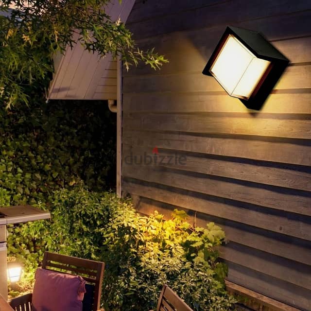 Outdoor Wall Lamp Warm LED Wall Light Sconce for Garden, Patio 4