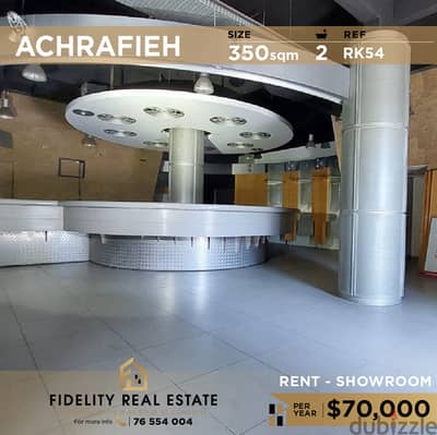 Showroom for rent in Achrafieh RK54