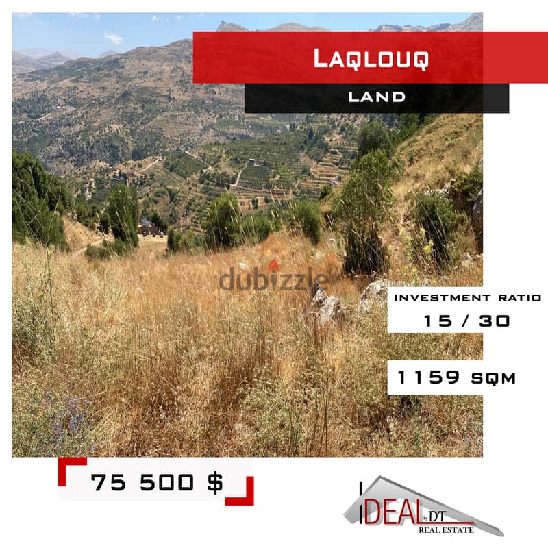 Land for sale in Laqlouq Tannourine Fawka 1159 SQM ref#cd1103 0