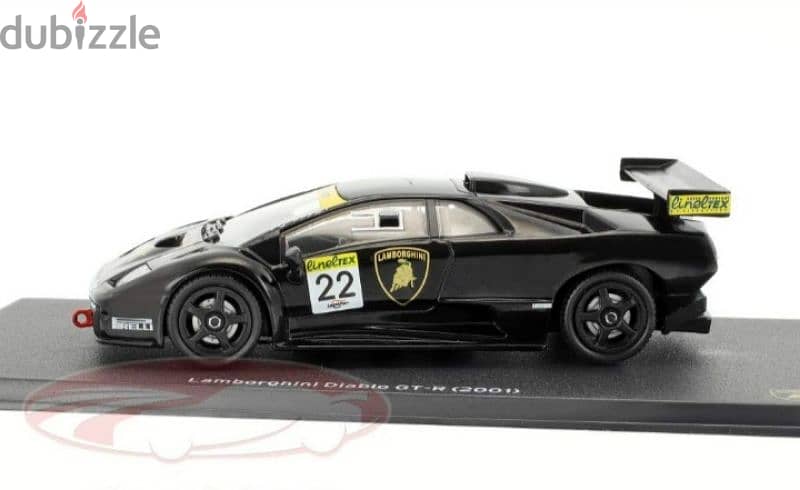 Lamborghini Diablo GT-R 2001 diecast car model 1;43. 2