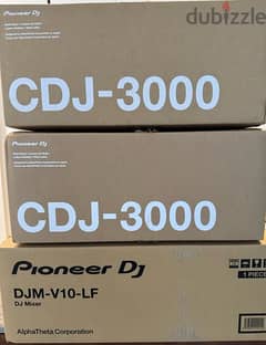 Pioneer 2 CDJ3000 + 1 DJMV10LF 0