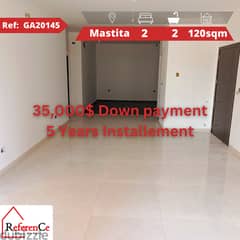 Apartment with installment in Mastita شقة بالتقسيط في مستيتا