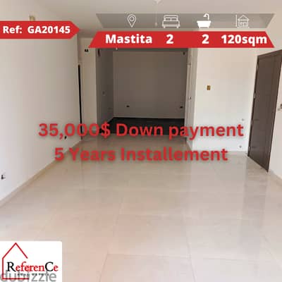 Apartment with installment in Mastita شقة بالتقسيط في مستيتا