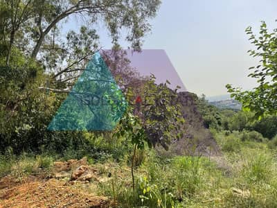 A 5838 m2 land having an open mountain view for sale in Mtayleb