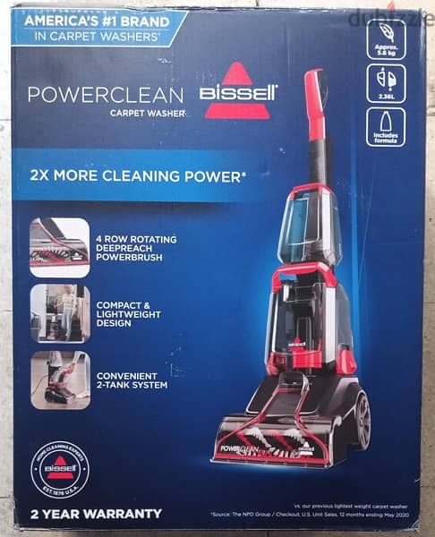 Bissell 2889K Turbo Clean PowerBrush Carpet Cleaner 6